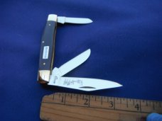Camco #001M Micarta Stockman 3-7/8" Pocket Knife Closed Original Packaging Camco #001M Micarta Stockman 3-7/8" Pocket Knife Closed Original Packaging