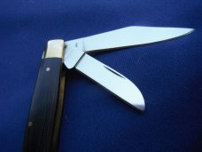 Camco #001M Micarta Stockman 3-7/8" Pocket Knife Closed Original Packaging Camco #001M Micarta Stockman 3-7/8" Pocket Knife Closed Original Packaging