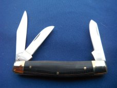Camco #001M Micarta Stockman 3-7/8" Pocket Knife Closed Original Packaging Camco #001M Micarta Stockman 3-7/8" Pocket Knife Closed Original Packaging