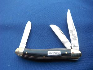 Camco #002M Micarta Stockman Pocket Knife. Closed Original Packaging 