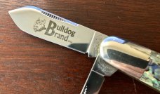 Bulldog (Great Eastern Cutlery SFO) #252209 Little Jack Prototype, LVS Abalone Handle, New (GEC 25) Bulldog (Great Eastern Cutlery SFO) #252209 Little Jack Prototype, LVS Abalone Handle, New (GEC 25)