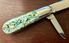 Bulldog (Great Eastern Cutlery SFO) #252209 Little Jack Prototype, LVS Abalone Handle, New (GEC 25) Bulldog (Great Eastern Cutlery SFO) #252209 Little Jack Prototype, LVS Abalone Handle, New (GEC 25)