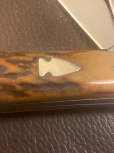 NORTHWOODS Gladstone MI Super And Gnarly Stag Barlow With Two Blades And The Sheild Great Condition NORTHWOODS Gladstone MI Super And Gnarly Stag Barlow With Two Blades And The Sheild Great Condition