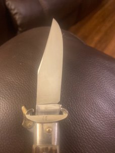 Vintage Germany Indiana # 12 German Fat Stag Lockback With Awesome Stag With Saftejy Release Switch Vintage Germany Indiana # 12 German Fat Stag Lockback With Awesome Stag With Saftejy Release Switch