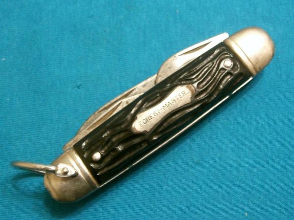 VINTAGE FOREST MASTER COLONIAL PROV USA SCOUTS SCOUT CAMP SURVIVAL FOLDING POCKET KNIFE KNIVES OLD