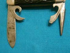 VINTAGE FOREST MASTER COLONIAL PROV USA SCOUTS SCOUT CAMP SURVIVAL FOLDING POCKET KNIFE KNIVES OLD