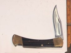BUCK 110 HUNTING KNIFE INVERTED 2 LINE STAMP, VERY CLEAN 1967 - 1972 BUCK 110 HUNTING KNIFE INVERTED 2 LINE STAMP, VERY CLEAN 1967 - 1972