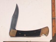 BUCK 110 HUNTING KNIFE INVERTED 2 LINE STAMP, VERY CLEAN 1967 - 1972