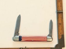 WABASH CUTLERY TERRE HAUTE IND. 2 BLADE PATRIOTIC KNIFE WABASH CUTLERY TERRE HAUTE IND. 2 BLADE PATRIOTIC KNIFE