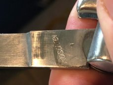 ROSTFREI HORN HANDLED STILETTO KNIFE AUTOMATIC WORKS WELL ROSTFREI HORN HANDLED STILETTO KNIFE AUTOMATIC WORKS WELL