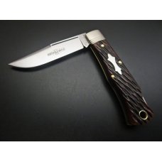Great Eastern Cutlery Northfield UN-X-LD #83 Tascosa Lockback Dark Brewed Jigged Bone GEC 831121LB Great Eastern Cutlery Northfield UN-X-LD #83 Tascosa Lockback Dark Brewed Jigged Bone GEC 831121LB