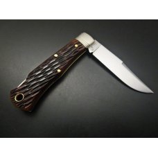 Great Eastern Cutlery Northfield UN-X-LD #83 Tascosa Lockback Dark Brewed Jigged Bone GEC 831121LB Great Eastern Cutlery Northfield UN-X-LD #83 Tascosa Lockback Dark Brewed Jigged Bone GEC 831121LB