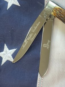 Vintage 1977 Queen Master Cutler Collection Trapper Pocket Knife w/ Beautiful Handles Vintage 1977 Queen Master Cutler Collection Trapper Pocket Knife w/ Beautiful Handles
