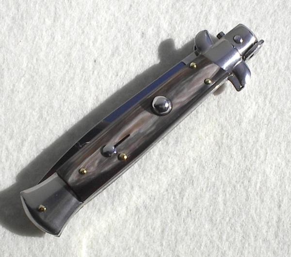 NEW 9" FRANK B. FRENCH BOVINE HORN ITALIAN STILETTO