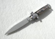 NEW 9" FRANK B. FRENCH BOVINE HORN ITALIAN STILETTO