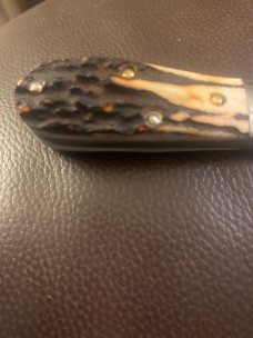 Schatt & Morgan MMIX BFC Monster Fat & Gnarly Stag Barlow With Nickel Silver Bolsters & Single Blade Schatt & Morgan MMIX BFC Monster Fat & Gnarly Stag Barlow With Nickel Silver Bolsters & Single Blade