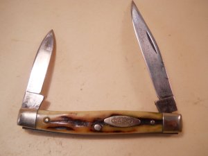 Case 5233 10 Dot 1970 Stag Knife 