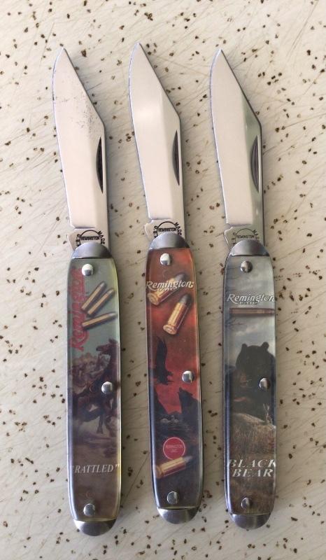 VINTAGE REMINGTON UMC USA “ NOSTALGIC ART COLLECTION “ JACK KNIVES/ VERY SWEET PIECES VINTAGE REMINGTON UMC USA “ NOSTALGIC ART COLLECTION “ JACK KNIVES/ VERY SWEET PIECES