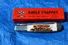 Eagle Trapper Genuine Stag Handle K-319 1980's Original! Handsome guy here! Eagle Trapper Genuine Stag Handle K-319 1980's Original! Handsome guy here!