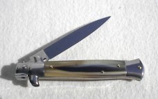 NEW 9" FRANK B. FRENCH BOVINE HORN ITALIAN STILETTO