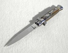 NEW 9" FRANK B. FRENCH BOVINE HORN ITALIAN STILETTO