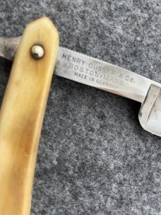CHAMPION Straight Razor Bone Handle CHAMPION Straight Razor Bone Handle