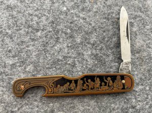 GEORGE SCHRADE Bottle Opener knife. 