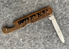 GEORGE SCHRADE Bottle Opener knife. GEORGE SCHRADE Bottle Opener knife.