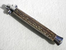 NEW OLD STOCK FRANK BELTRAME 13" GENUINE STAG ITALIAN STILETTO 