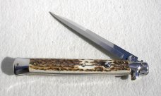 NEW OLD STOCK FRANK BELTRAME 13" GENUINE STAG ITALIAN STILETTO 