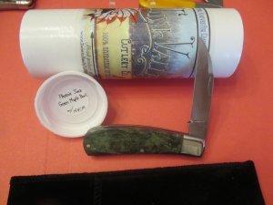 Tuna Valley  Phoenix Jack Green Maple Burl  with 154 CM 