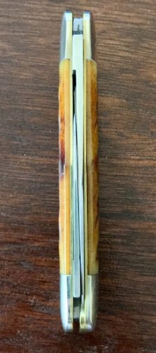 Great Eastern Cutlery Tidioute #331220 Conductor, Antique Autumn Jig Bone Handle, New (GEC 33) Great Eastern Cutlery Tidioute #331220 Conductor, Antique Autumn Jig Bone Handle, New (GEC 33)
