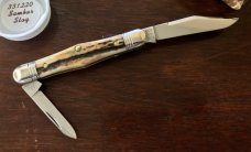 Great Eastern Cutlery Tidioute #331220 Conductor, Amazing Sambar Stag Handle, New (GEC 33) Great Eastern Cutlery Tidioute #331220 Conductor, Amazing Sambar Stag Handle, New (GEC 33)