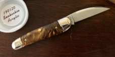 Great Eastern Cutlery Northfield 190120 Little Rattler, Snakeskin Acrylic Handle, (GEC 19), New Great Eastern Cutlery Northfield 190120 Little Rattler, Snakeskin Acrylic Handle, (GEC 19), New