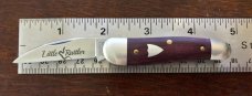 Great Eastern Cutlery Tidioute 190120 Little Rattler, Red Coral Canvas Micarta, (GEC 19), New Great Eastern Cutlery Tidioute 190120 Little Rattler, Red Coral Canvas Micarta, (GEC 19), New