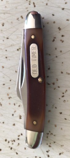 VINTAGE SCHRADE USA 108OT ( OLD TIMER ) JUNIOR STOCKMAN POCKET KNIFE/ PIECE IS SWEET VINTAGE SCHRADE USA 108OT ( OLD TIMER ) JUNIOR STOCKMAN POCKET KNIFE/ PIECE IS SWEET