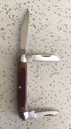 VINTAGE SCHRADE USA 108OT ( OLD TIMER ) JUNIOR STOCKMAN POCKET KNIFE/ PIECE IS SWEET VINTAGE SCHRADE USA 108OT ( OLD TIMER ) JUNIOR STOCKMAN POCKET KNIFE/ PIECE IS SWEET