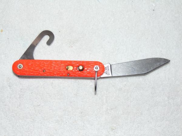 Vintage CAMILLUS NEW YORK PARATROOPER SWITCHBLADE KNIFE, 4-1/4 Vintage CAMILLUS NEW YORK PARATROOPER SWITCHBLADE KNIFE, 4-1/4
