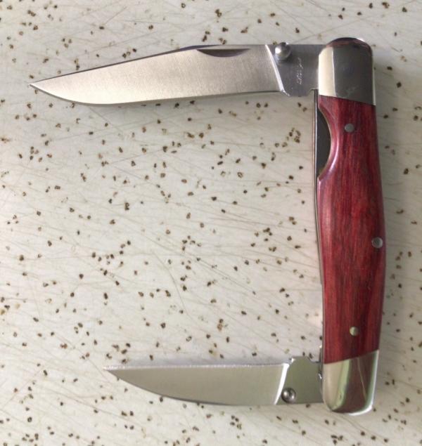 VINTAGE KERSHAW 4380 KAI JAPAN DOUBLE CROSS LINER LOCK KNIFE/ PIECE IS “MINT” 