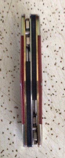 VINTAGE KERSHAW 4380 KAI JAPAN DOUBLE CROSS LINER LOCK KNIFE/ PIECE IS “MINT” 