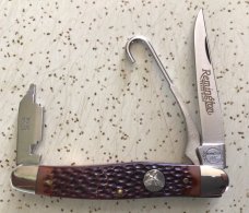 VINTAGE REMINGTON UMC USA R-1 UPLAND KNIFE w BIRD HOOK and CHOKE TOOL/ SWEET KNIFE 