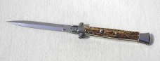 NEW FRANK BELTRAME 11" GENUINE STAG ITALIAN STILETTO