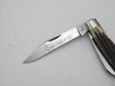 Queen Cutlery #16 Stockman, 1958 - 1960, 3 3/8” closed, genuine Winterbottom bone Queen Cutlery #16 Stockman, 1958 - 1960, 3 3/8” closed, genuine Winterbottom bone
