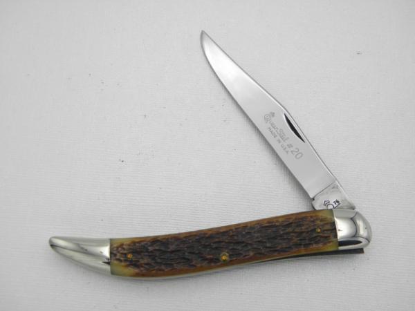 Queen Cutlery Co. Texas Toothpick #20, 1976: Rogers Bone handles, Q76 Queen Cutlery Co. Texas Toothpick #20, 1976: Rogers Bone handles, Q76