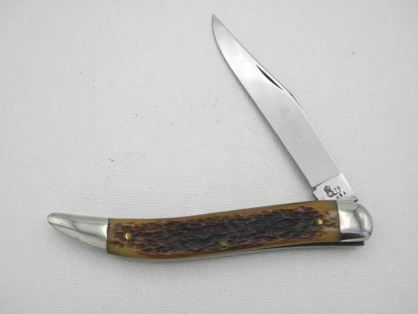 Queen Cutlery Co. Texas Toothpick #20, 1979: Rogers Bone handles, Q79 tang stamp Queen Cutlery Co. Texas Toothpick #20, 1979: Rogers Bone handles, Q79 tang stamp