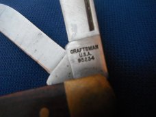 Craftsman USA 95234Stockman Pocket Knife Wood Handle - 3 Blade - 3 5/16” Closed Craftsman USA 95234Stockman Pocket Knife Wood Handle - 3 Blade - 3 5/16” Closed