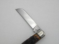 Queen Cutlery Co. #33 Congress in Rogers Bone: 3 1/2” closed; early 1950s, Queen Cutlery Co. #33 Congress in Rogers Bone: 3 1/2” closed; early 1950s,