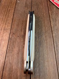 Henckels Made by Boker Stockman Smooth White Bone Henckels Made by Boker Stockman Smooth White Bone