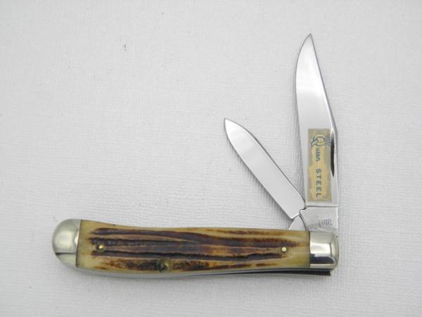 Queen Cutlery #51 Small Trapper Winterbottom bone: 3 1/2” closed, circa 1955 Queen Cutlery #51 Small Trapper Winterbottom bone: 3 1/2” closed, circa 1955