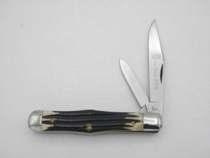 Queen Cutlery #56 Small Coke Bottle Jack Winterbottom bone:  3 1/2” closed, 1958 - 1960,